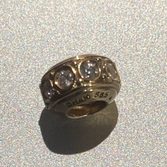 14k gold Chamilia charm/bead - Picture 2 of 3